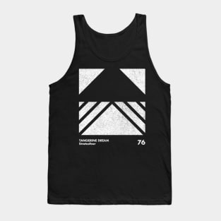 Tangerine Dream / Stratosfear / Minimal Graphic Design Tribute Tank Top